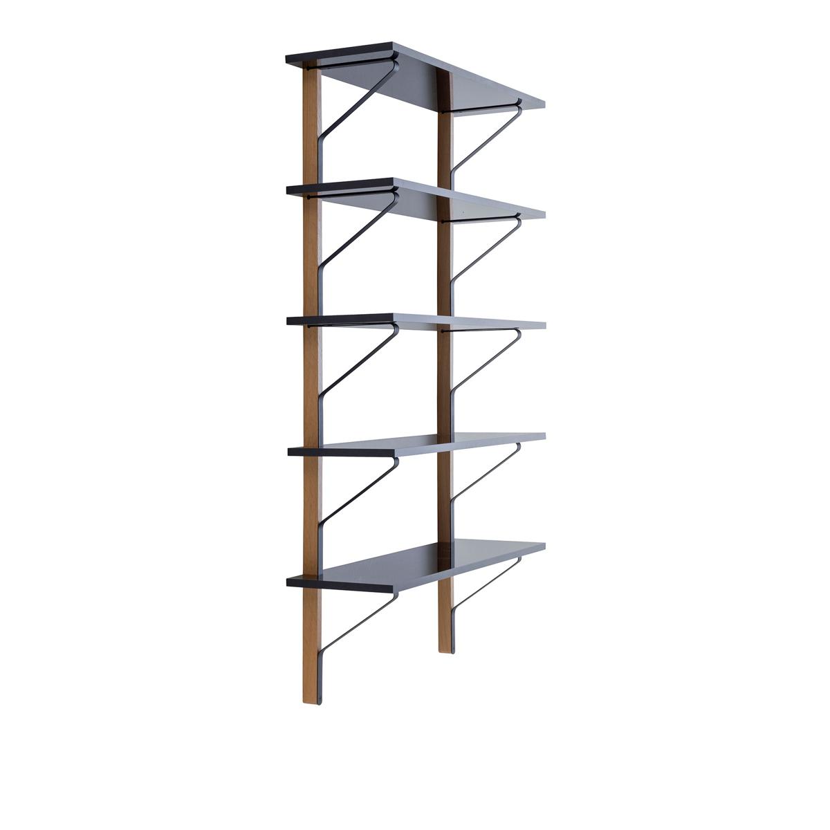 Artek - Kaari Shelf REB 009 - Hyllor & Hyllsystem - Ronan & Erwan Bouroullec - Svart - Metall/Trä/Syntetiskt
