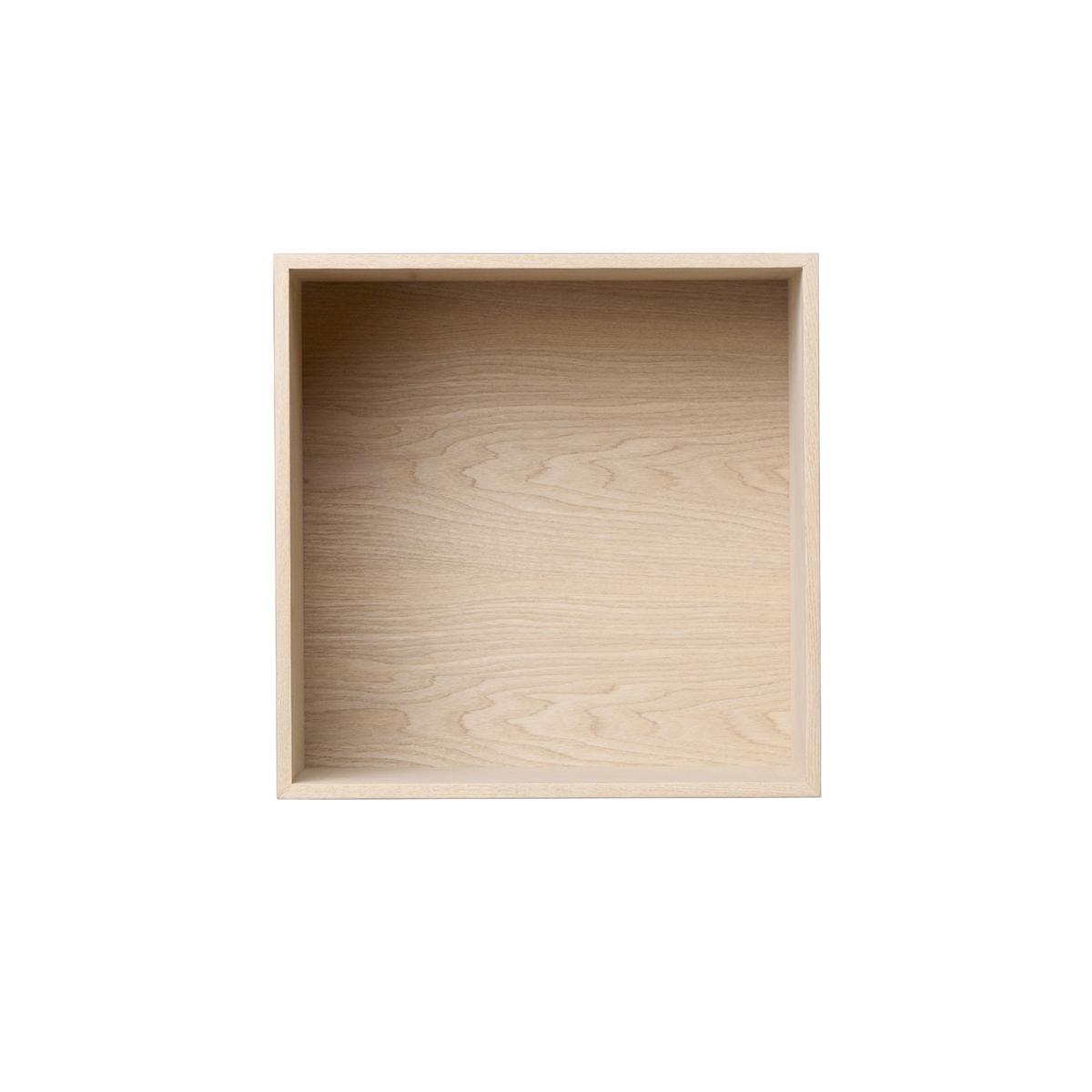 Muuto - Mini Stacked Storage 2.0, Medium, Oak - Hyllsystem - Julien De Smedt - Träfärgad - Trä