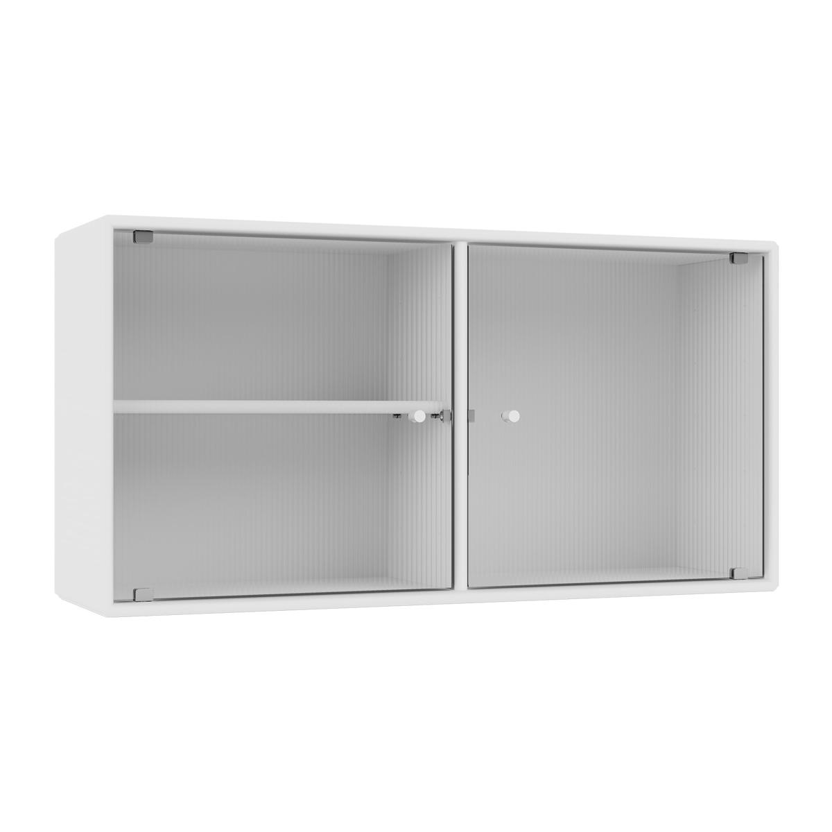 Montana - Ripple I Vitrine Cabinet 101-Newwhite 04 Suspension Rails - Skåp och vitrinskåp - Peter J. Lassen - Vit - Glas/Trä