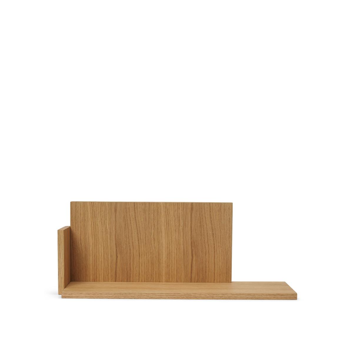 Ferm Living - Stagger Shelf - Low - Oiled Oak - Hyllor - Träfärgad - Trä