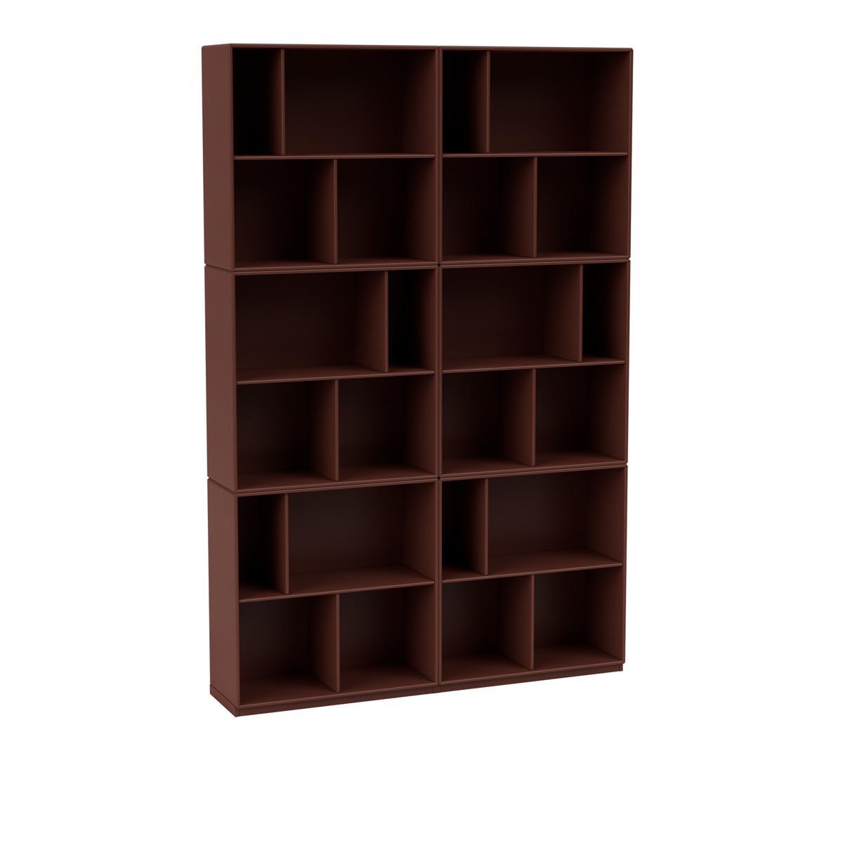 Montana - Read Spacious Bookshelf 155-Masala 06 Plinth 3 cm - Hyllor - Peter J. Lassen - Brun - Trä