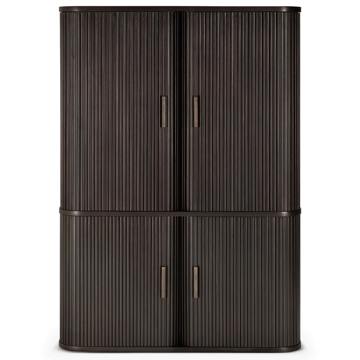 Ethnicraft - Roller Max filing cabinet - varnished mahogany - dark brown - Skåp och vitrinskåp - Alain Van Havre - Brun - Trä
