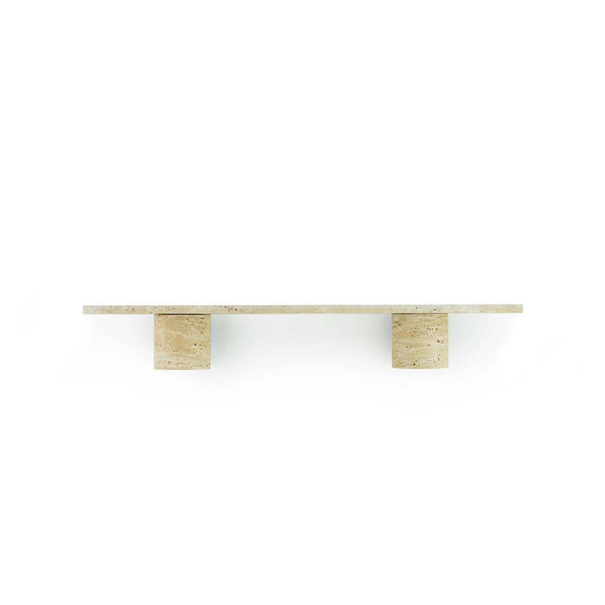 Normann Copenhagen - Sten hylla 80 cm travertine - Simon Legald - Beige - Sten