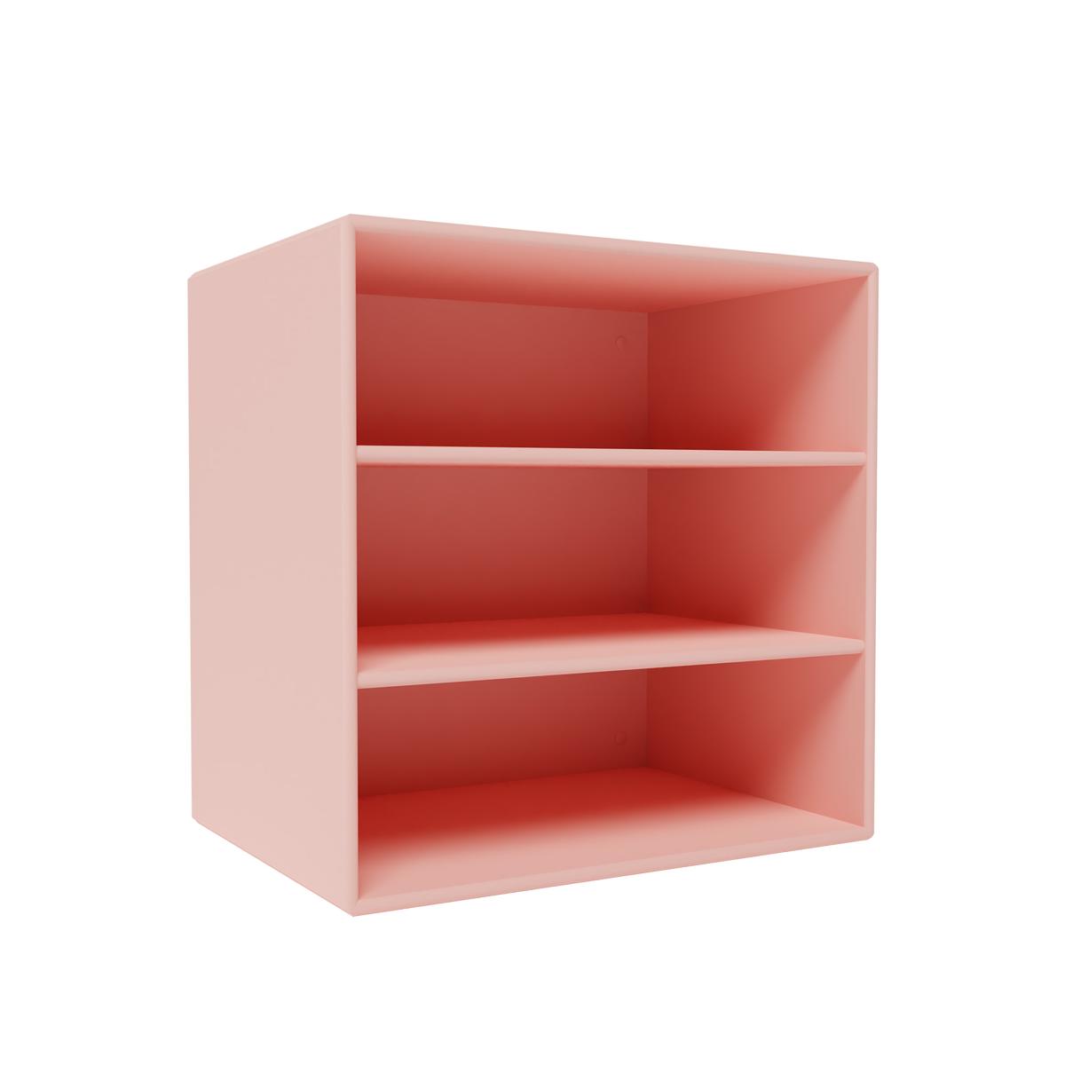 Montana - Montana Mini 1004 - Module With Horisontal Shelves - Ruby - Hyllor & Hyllsystem - Peter J. Lassen - Rosa