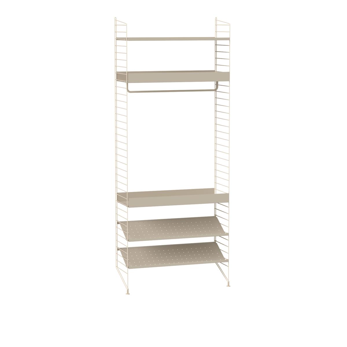 String - Sovrum Hyllsystem D Beige / Beige - Hyllor och hyllsystem - Beige