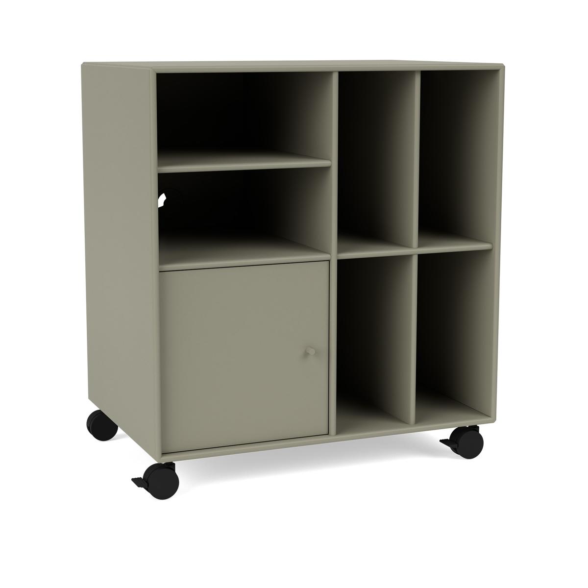 Montana - SPIN II Vinyl Storage, 05-CastorsCR70Black, 144 Fennel - Quickship - Skåp och vitrinskåp - Peter J. Lassen - Grå