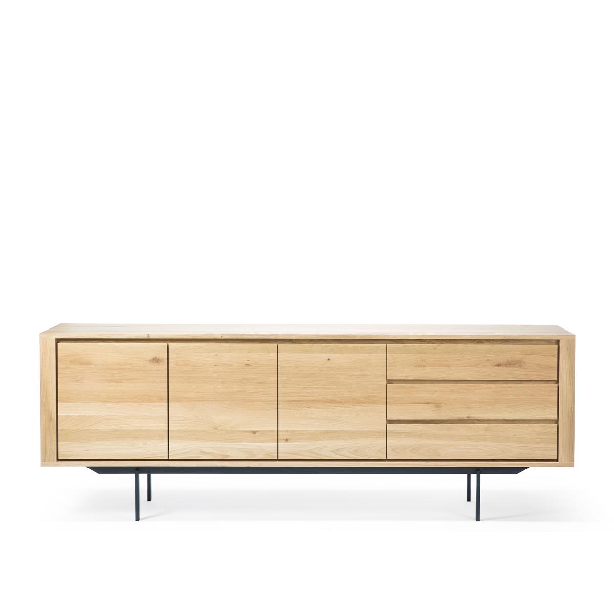 Ethnicraft - Oak Shadow Sideboard - Sideboards - Alain Van Havre - Träfärgad - Metall/Trä