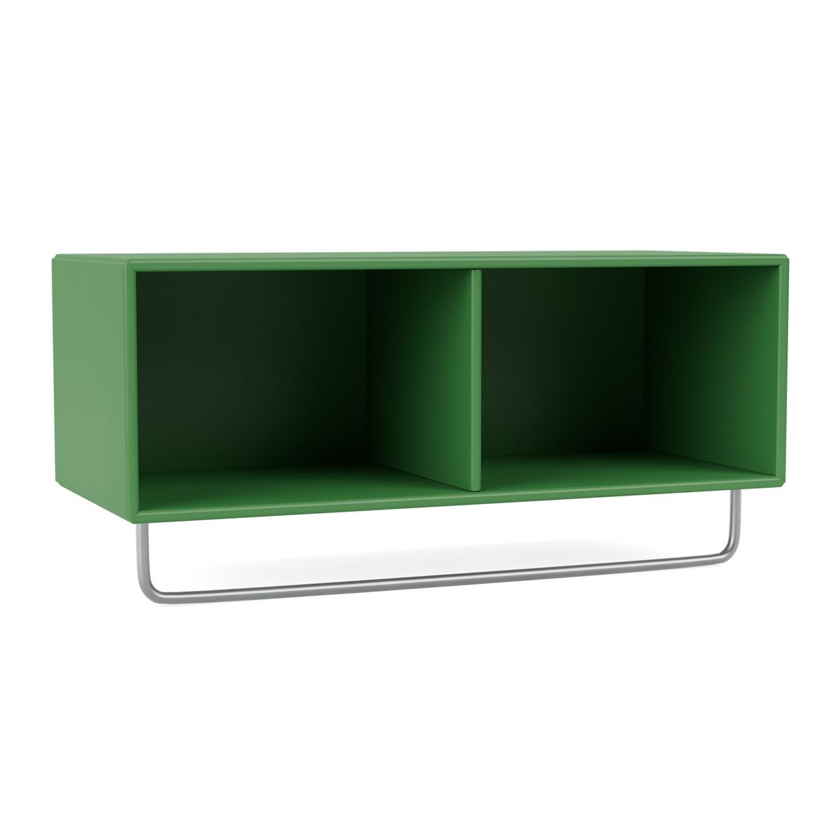 Montana - Coat Shelf With Clothes Rack 152-Parsley 04 Suspension Rails - Hatthyllor och skohyllor - Peter J. Lassen - Grön - Trä