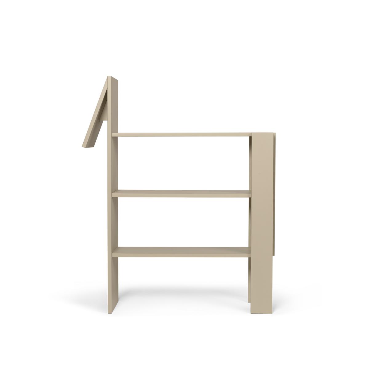 Ferm Living - Horse Bookcase - Cashmere - Hyllor - Beige - Trä