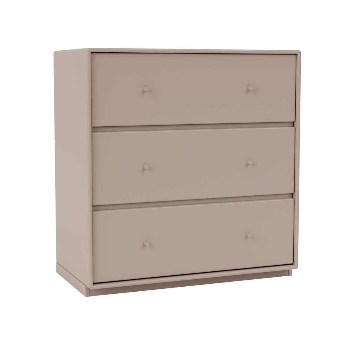 Montana - Carry Dresser, Plinth H3 cm - Mushroom - Byråer - Peter J. Lassen - Beige - Trä