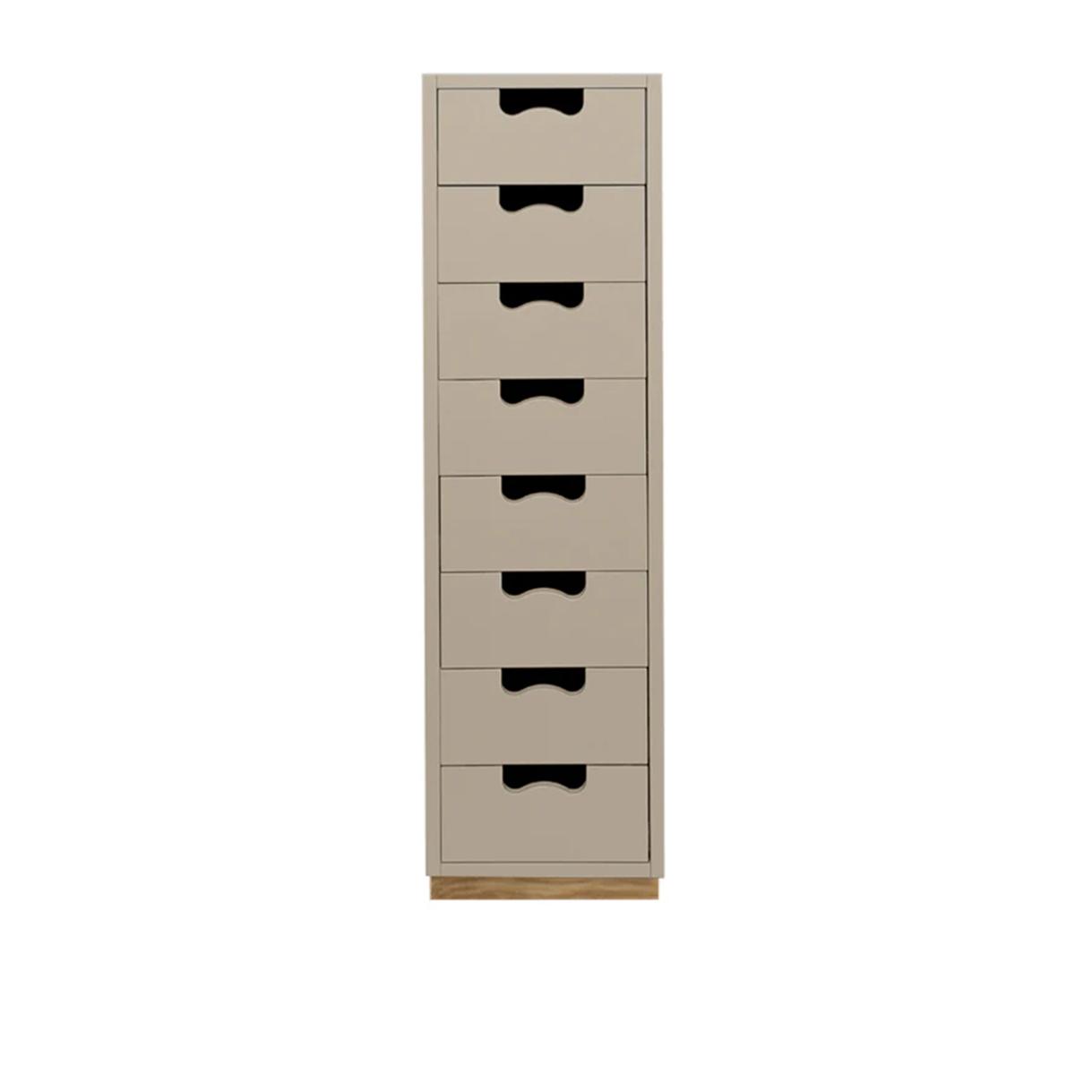 Asplund - Snow Drawer J8 - Dark Sand, Eksockel - Byråer -  Thomas Sandell & Jonas Bohlin - Beige - Trä