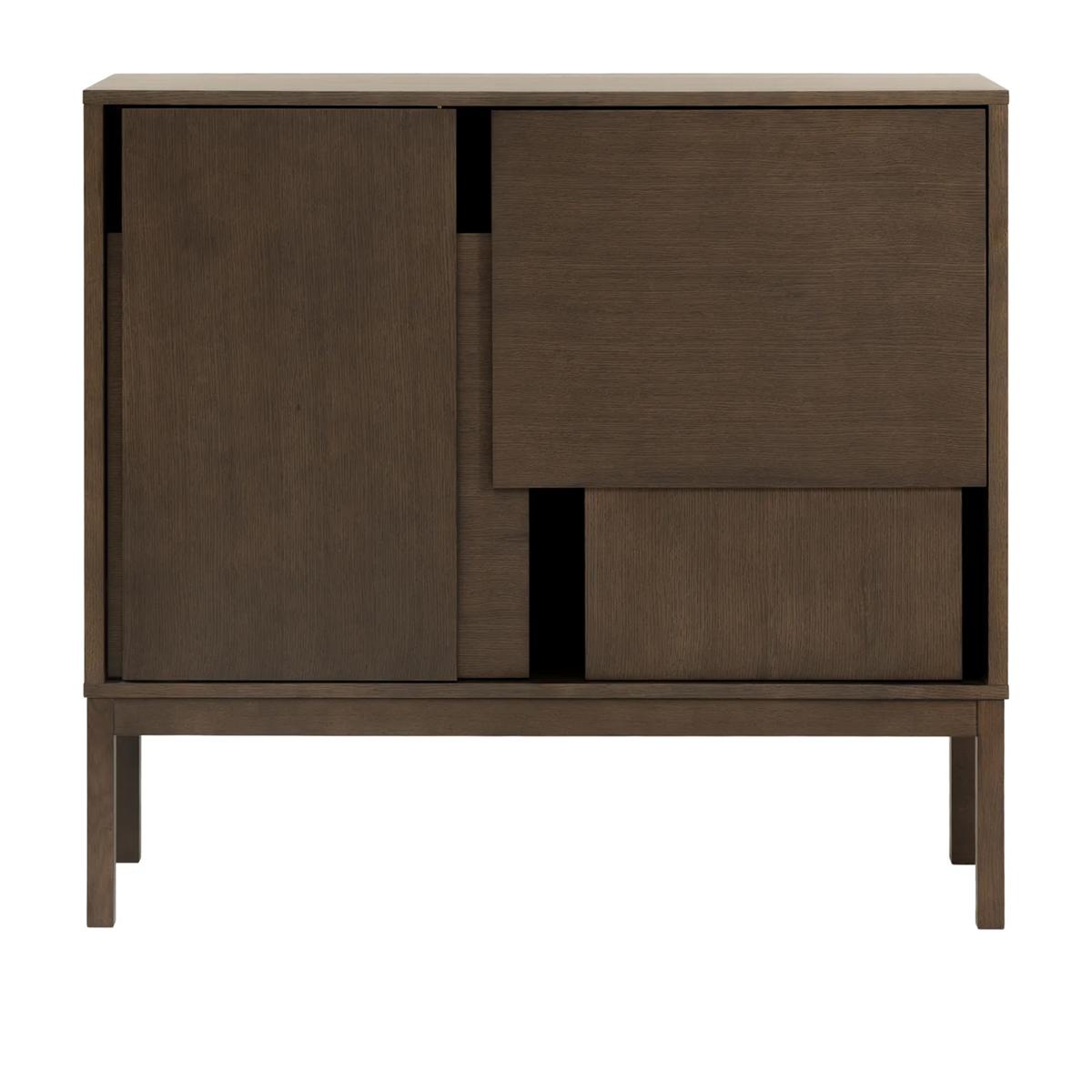 Design House Stockholm - Layer Sideboard with legs Dark Oak - Mathieu Gustafsson