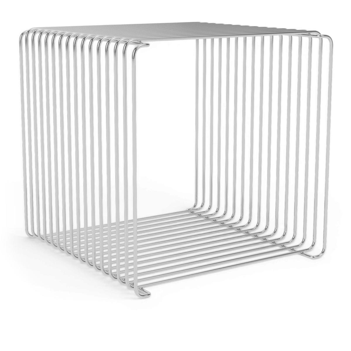 Montana - Panton Wire Single hylla 35 cm chrome - Hyllsystem - Verner Panton - Silver - Metall
