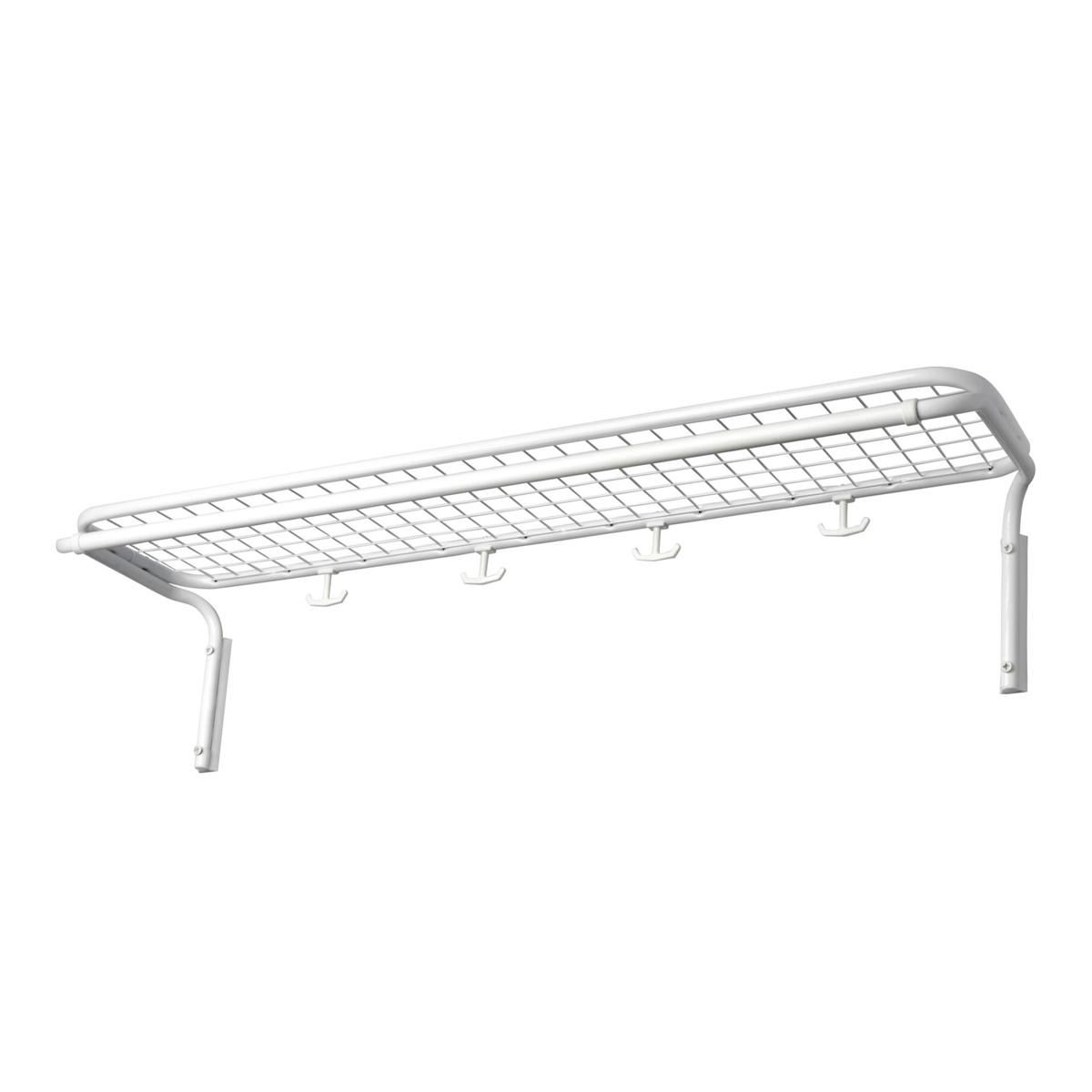 Essem Design - Classic 651 120 cm Vit / Vit - Hatthyllor och skohyllor - Gunnar Bolin - Vit - Metall/Plast