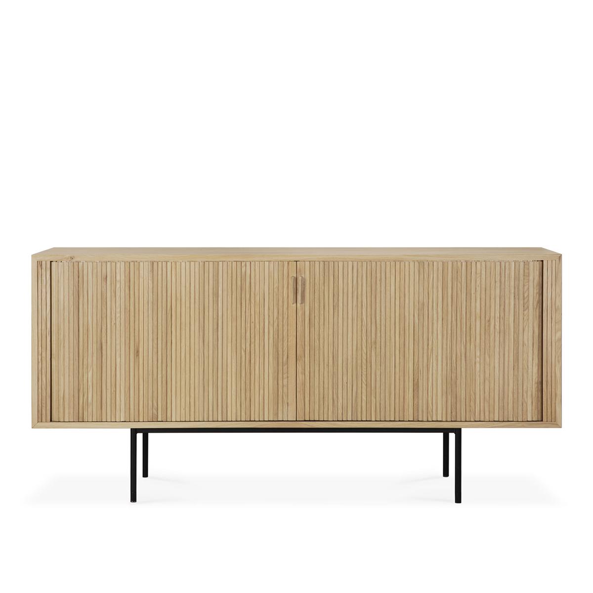 Ethnicraft - Roller Max Sideboard - Oak - 2 Doors 45 x 168 cm - Skänkar och sideboards - Alain Van Havre - Träfärgad - Trä