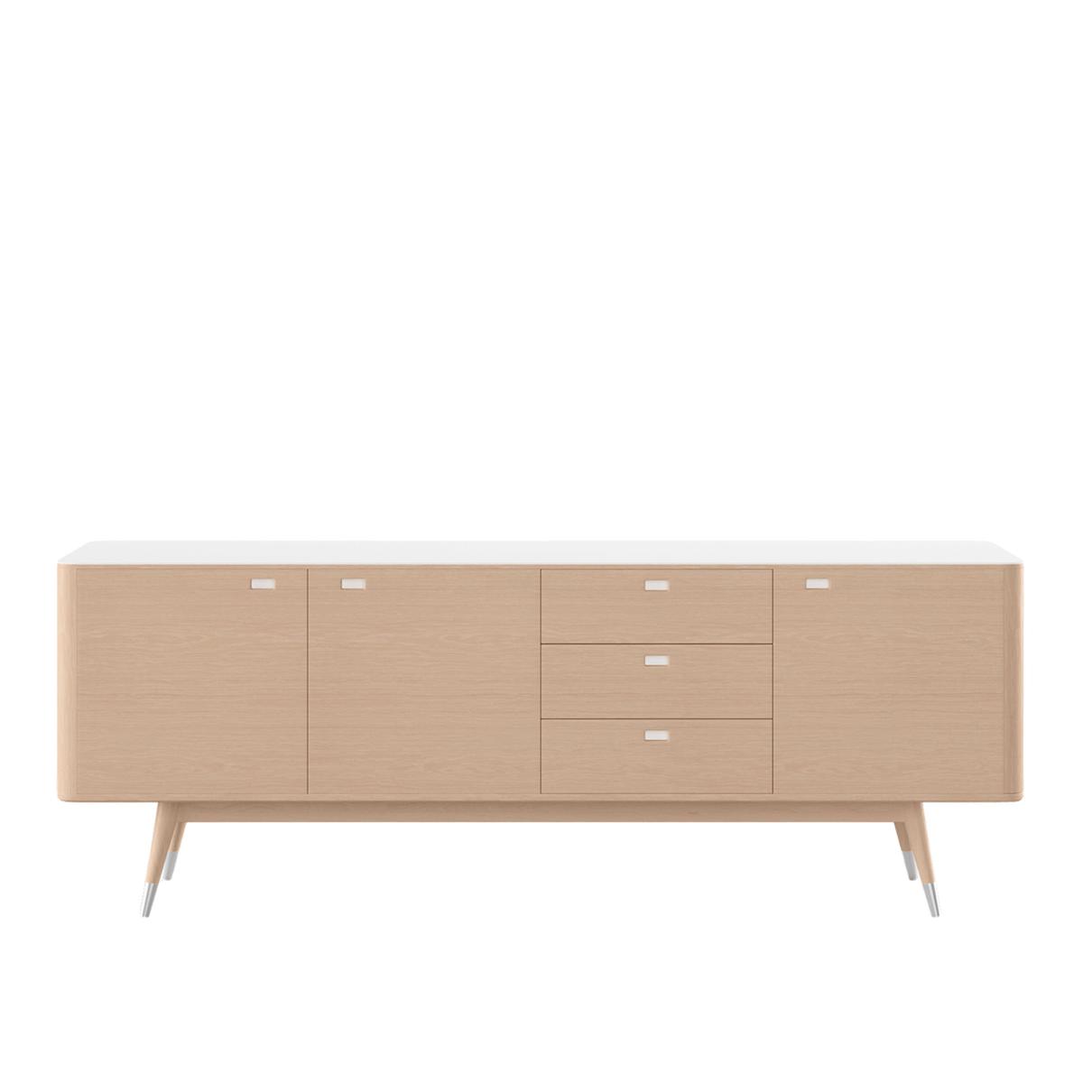 Naver Collection - AK 2660 Skänk, Vitoljad ek - Skänkar och sideboards - Nissen & Gehl - Träfärgad - Naturmaterial/Trä