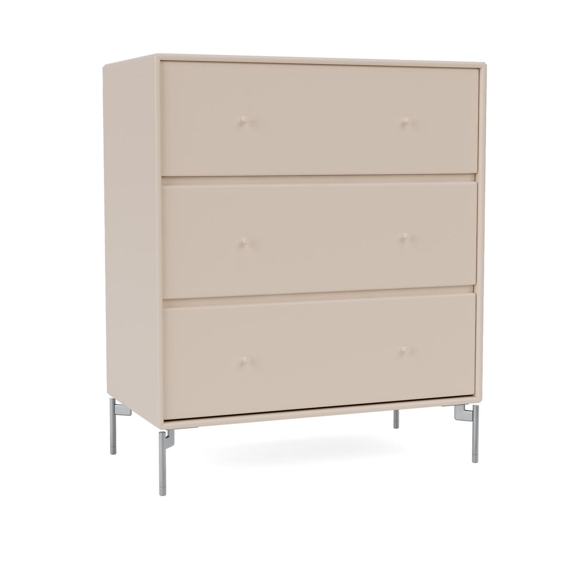 Montana - Carry Dresser 168-Clay Matt Chrome - Byråer - Peter J. Lassen - Beige - Trä