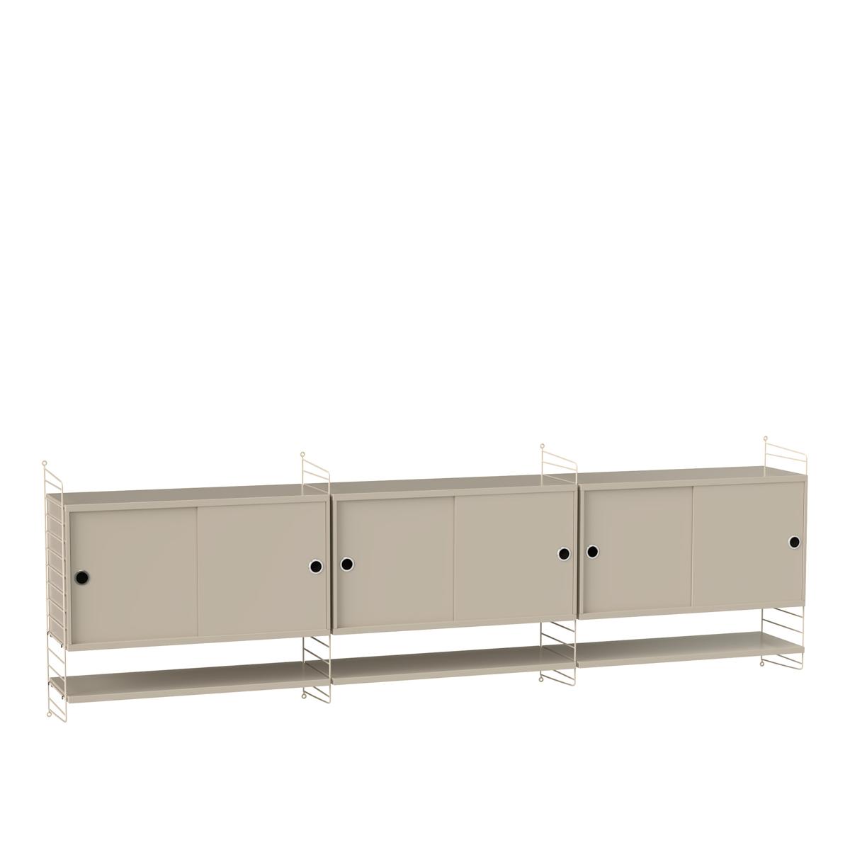 String - Vardagsrum Hyllsystem E Beige / Beige - Hyllor och hyllsystem - Beige