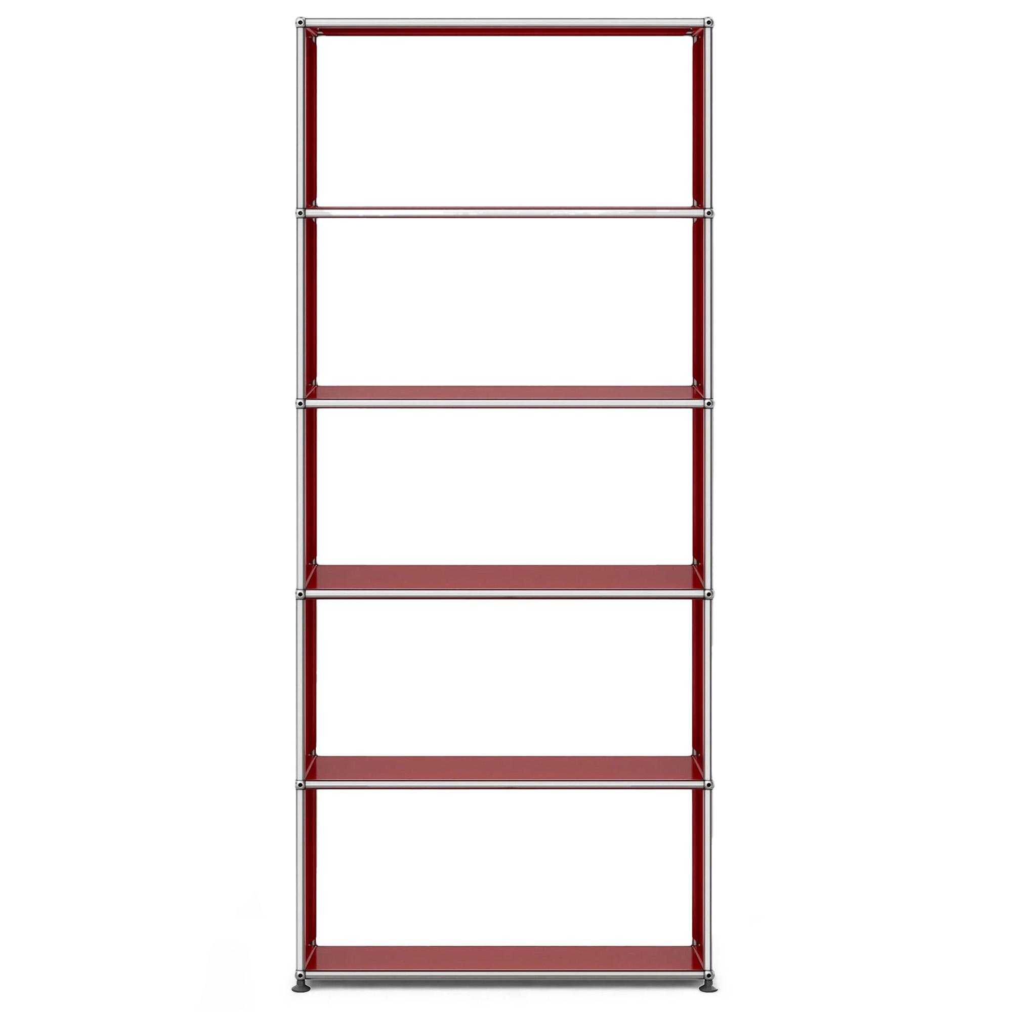 USM - USM Haller 108 Shelving USM Ruby Red - Hyllor & Hyllsystem - Fritz Haller & Paul Schärer - Röd - Metall