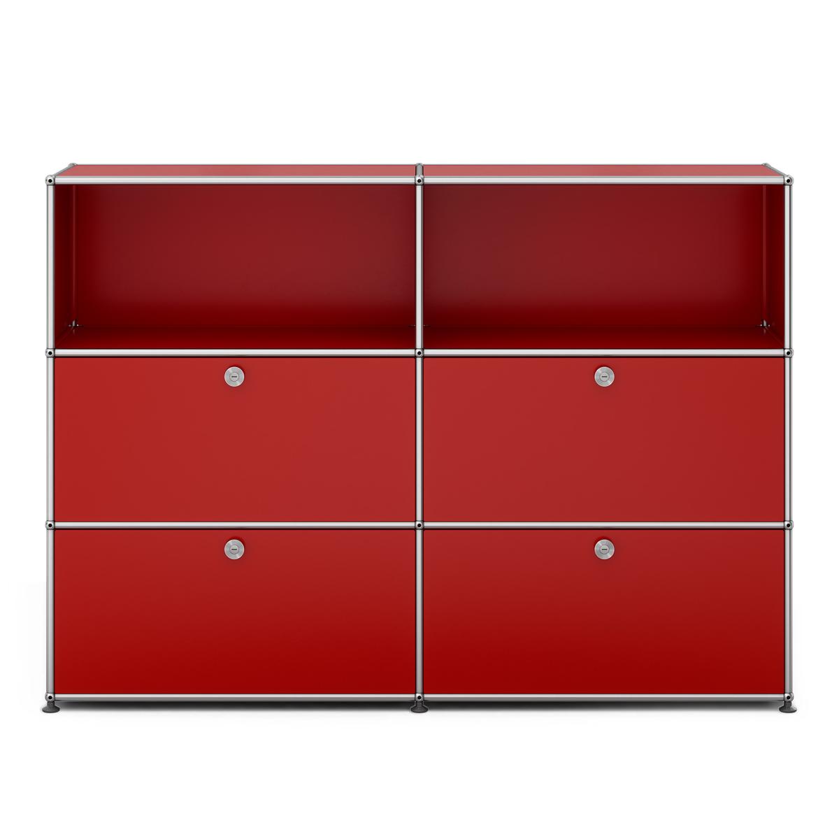 USM - USM Haller M64 23 USM Ruby Red - Sideboards - Fritz Haller & Paul Schärer - Röd - Metall