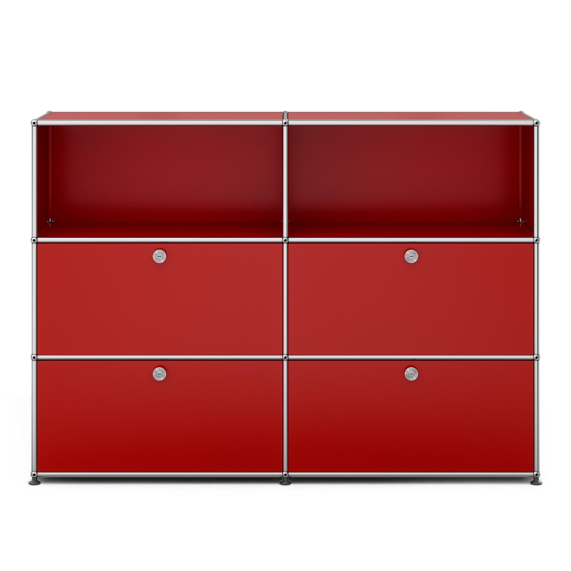 USM - USM Haller M64 23 USM Ruby Red - Sideboards - Fritz Haller & Paul Schärer - Röd - Metall
