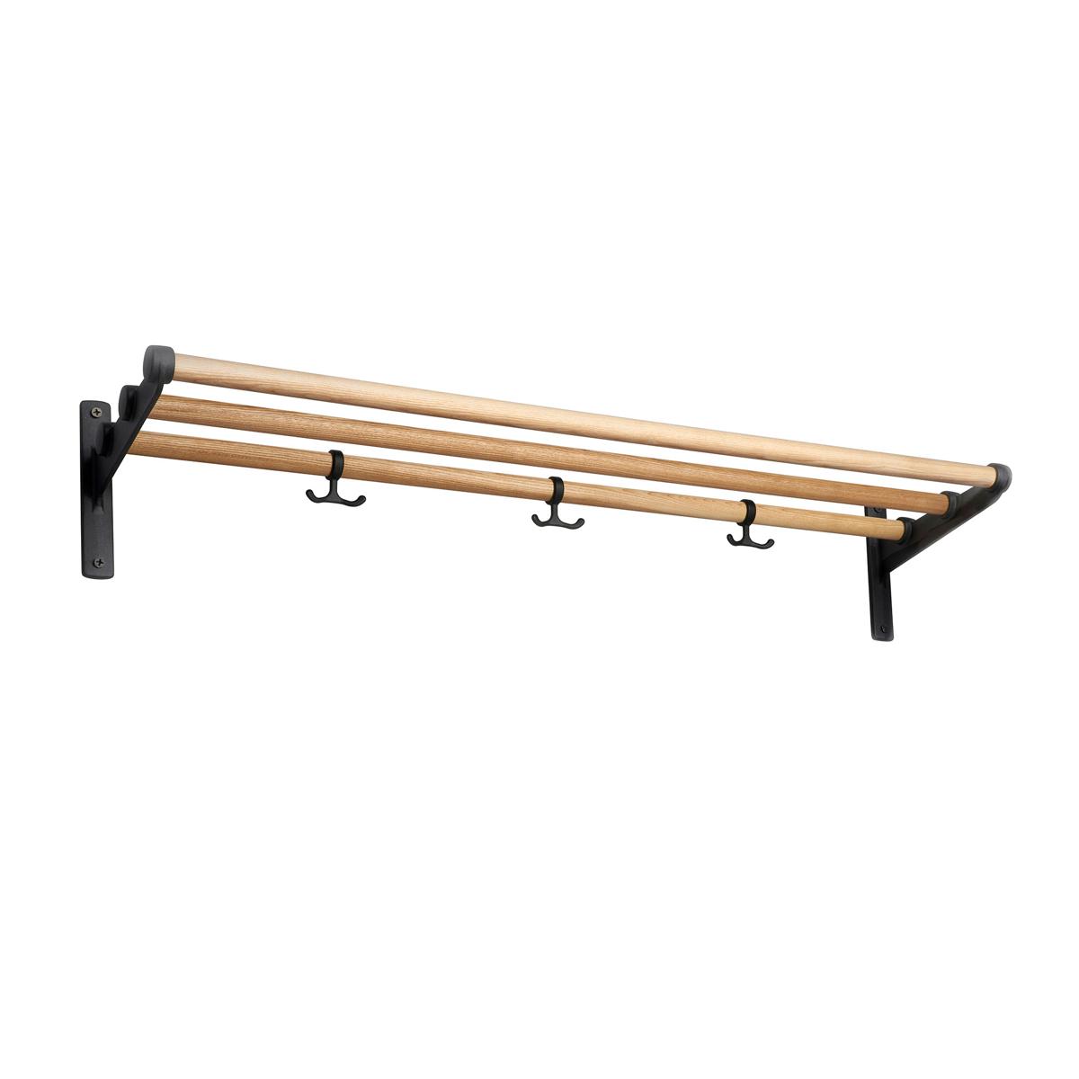 Essem Design - Nostalgi Hatthylla/Skohylla Ask/Svart, 100 cm - Hatthyllor och skohyllor - Gunnar Bolin - Träfärgad,Svart - Metall/Trä