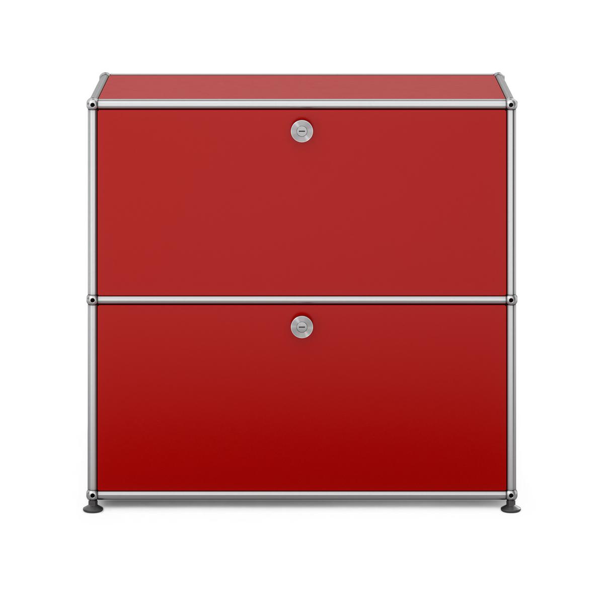 USM - USM Haller S2 23 USM Ruby Red - Skänkar och sideboards - Fritz Haller & Paul Schärer - Röd - Metall