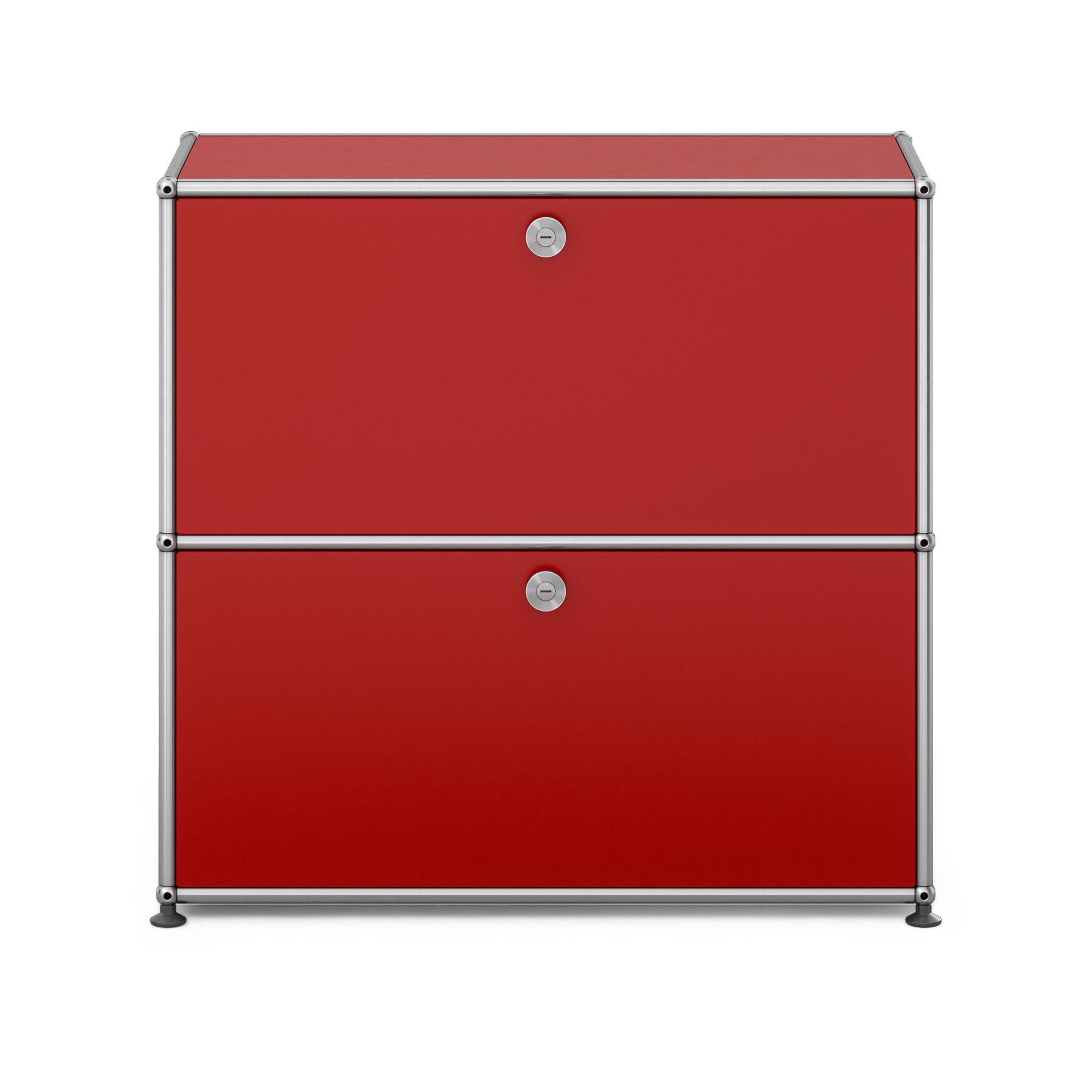 USM - USM Haller S2 23 USM Ruby Red - Sideboards - Fritz Haller & Paul Schärer - Röd - Metall