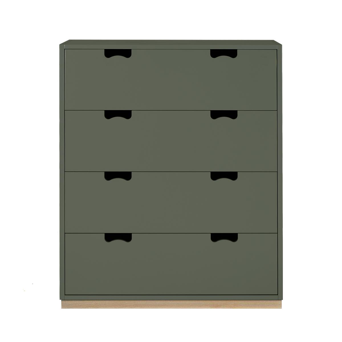 Asplund - Snö A Björksockel Green Khaki - Byråer -  Thomas Sandell & Jonas Bohlin - Grön - Trä