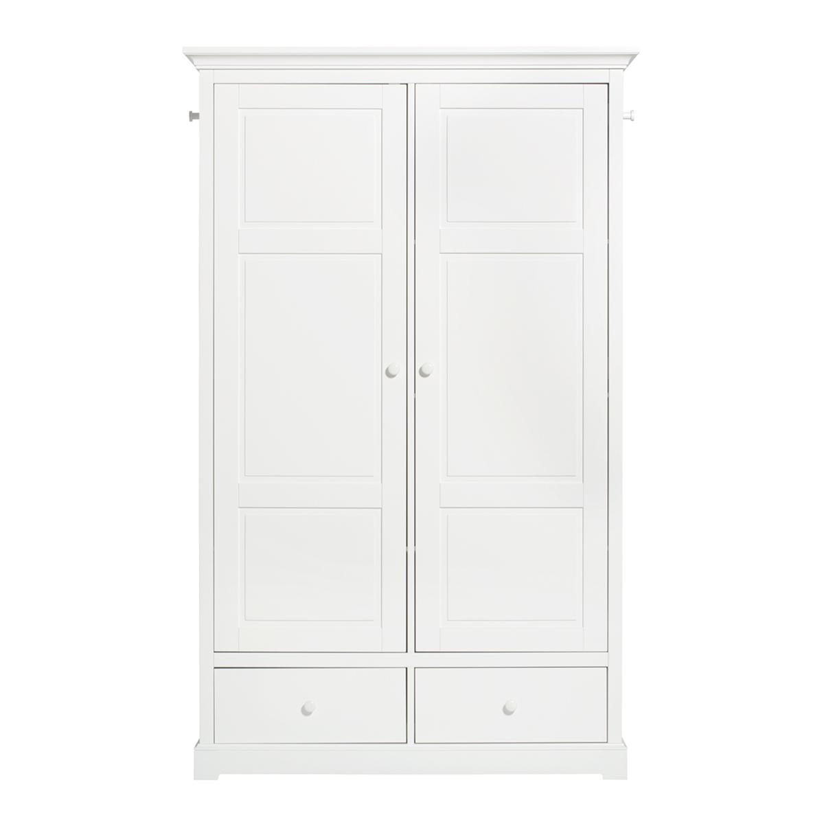 Oliver Furniture - Seaside Garderob 2 Dörrar - Skåp och vitrinskåp - Søren Rørbæk - Vit - Trä