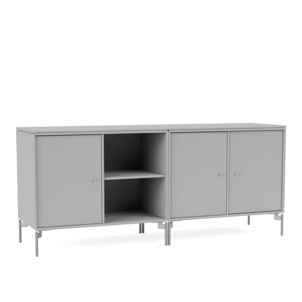 Montana - Save Lowboard 02-Fjord Matt Chrome - Skänkar och sideboards - Peter J. Lassen - Blå - Trä