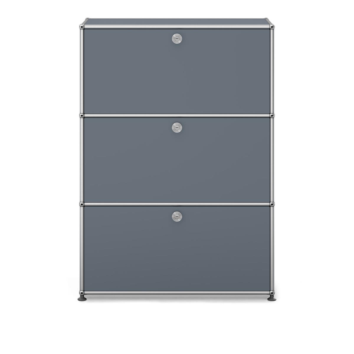 USM - USM Haller Shelf G1 USM Mid Gray - Skåp och vitrinskåp - Fritz Haller & Paul Schärer - Grå