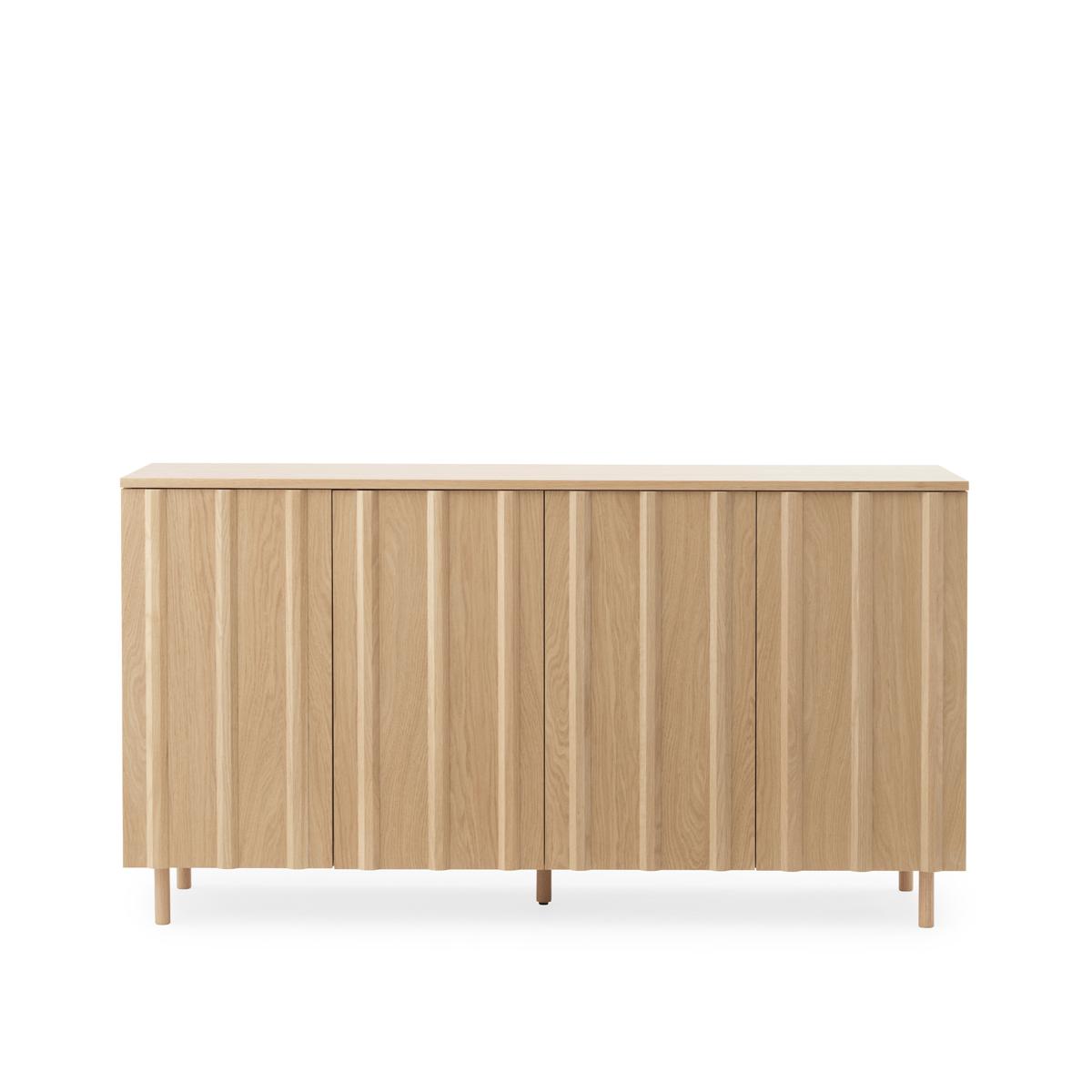 Normann Copenhagen - Rib Sideboard Oak - Skänkar och sideboards - Simon Legald - Träfärgad - Trä