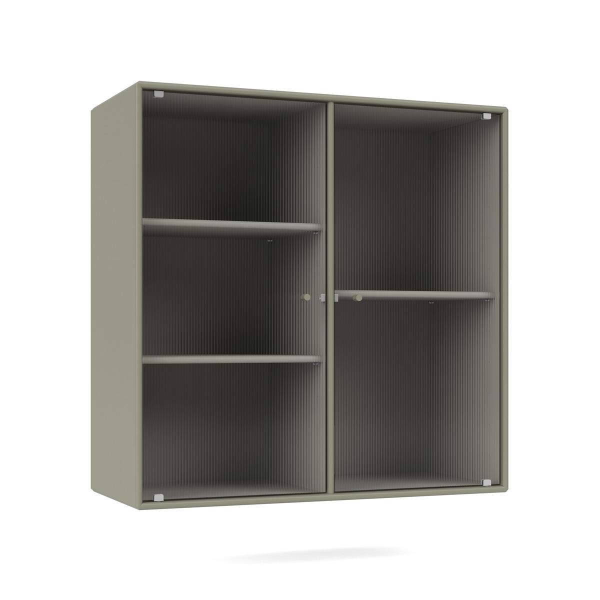 Montana - Ripple Ii – Vitrine Cabinet 144-Fennel 04 Suspension Rails - Skåp och vitrinskåp - Peter J. Lassen - Grön - Trä