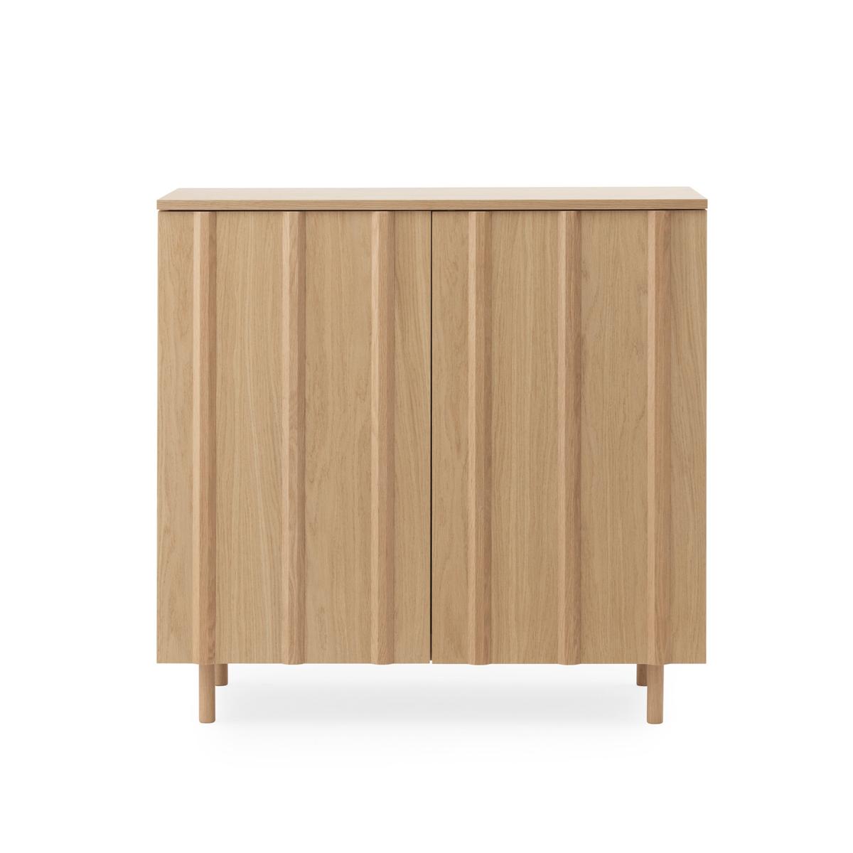Normann Copenhagen - Rib Cabinet Oak - Byråer - Simon Legald - Träfärgad - Trä