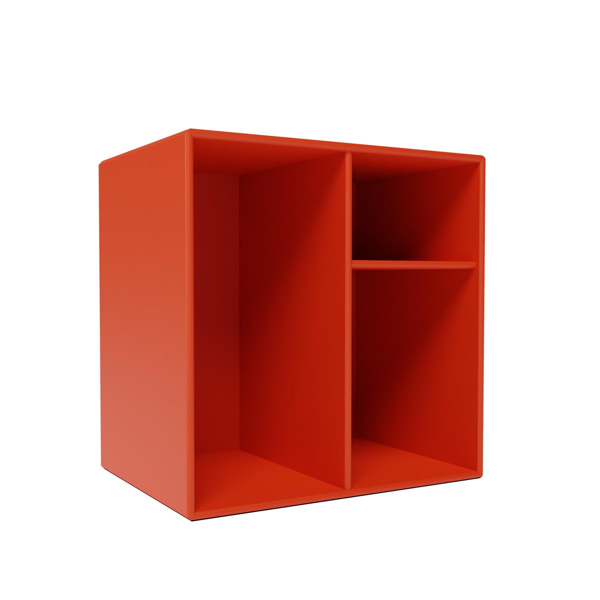 Montana - Montana Mini 1202 - Module With Shelves - Rosehip - Hyllor & Hyllsystem - Peter J. Lassen - Röd