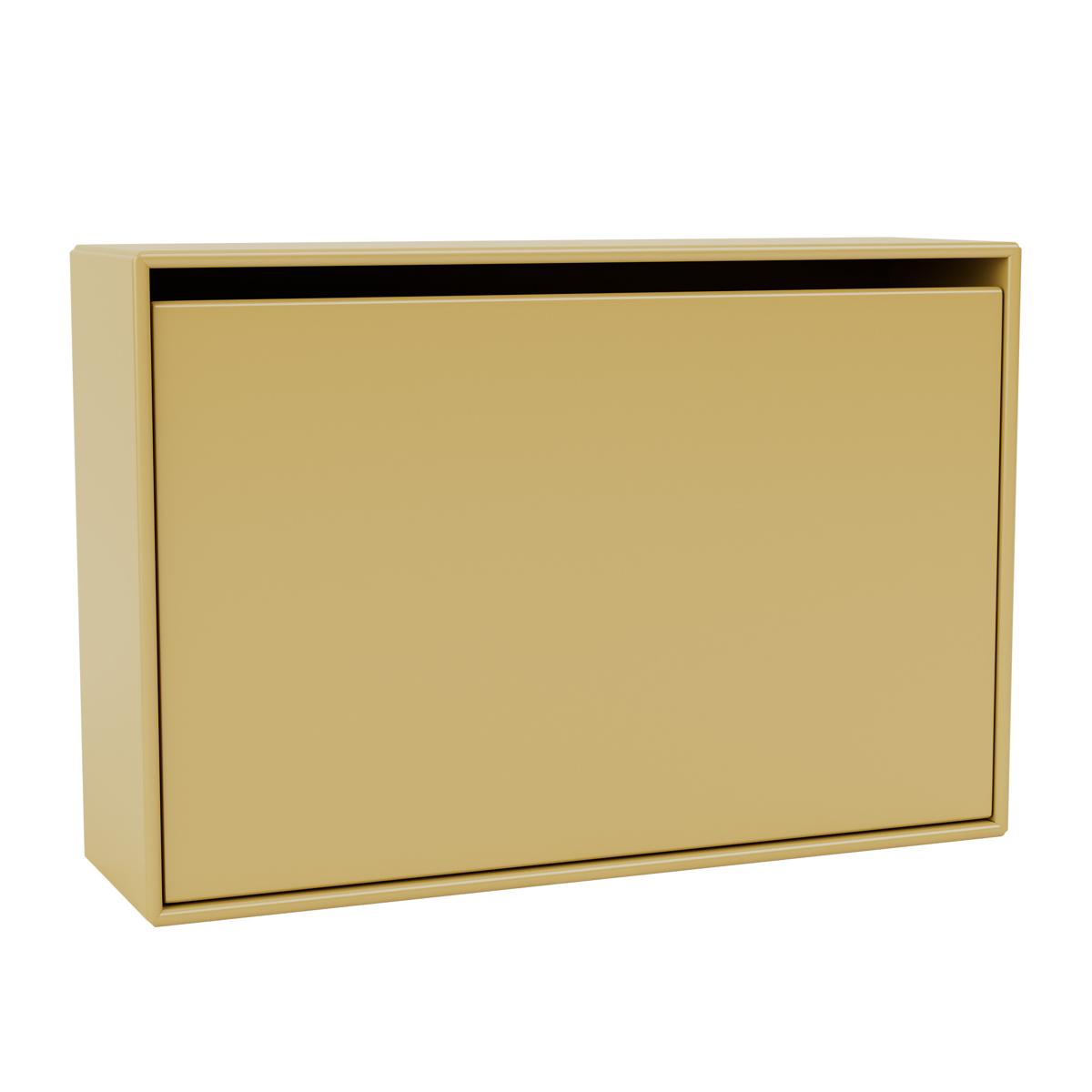 Montana - Hide Shoe Cabinet 157-Cumin 04 Suspension Rails - Hatthyllor och skohyllor - Peter J. Lassen - Gul - Trä