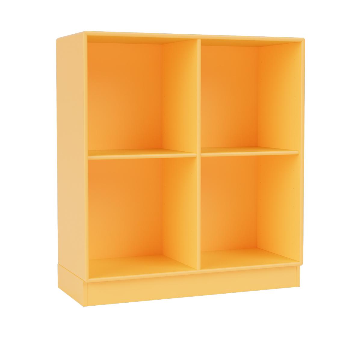 Montana - Show Bookcase 166-Acacia 07 Plinth 7 cm - Hyllor & Hyllsystem - Peter J. Lassen - Gul - Trä