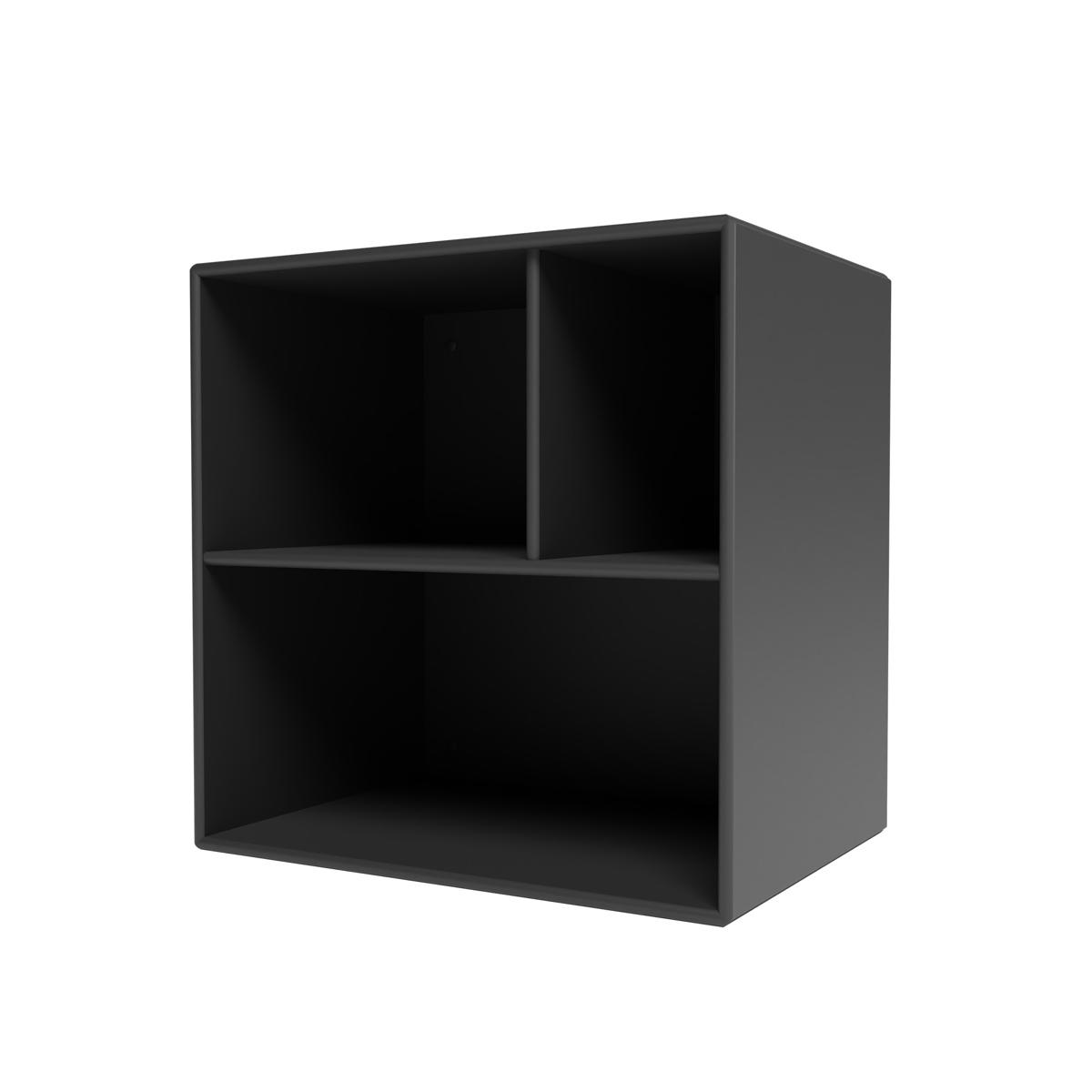 Montana - Montana Mini 1302 - Module With Shelves - Anthracite - Hyllor & Hyllsystem - Peter J. Lassen - Svart