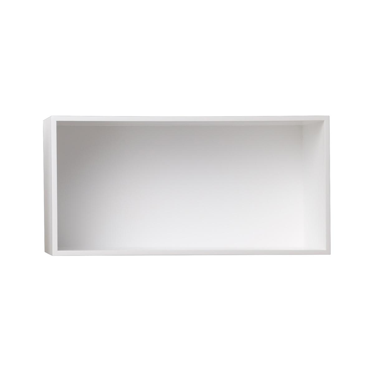 Muuto - Mini Stacked Storage 2.0, Large, White - Hyllor - Julien De Smedt - Vit