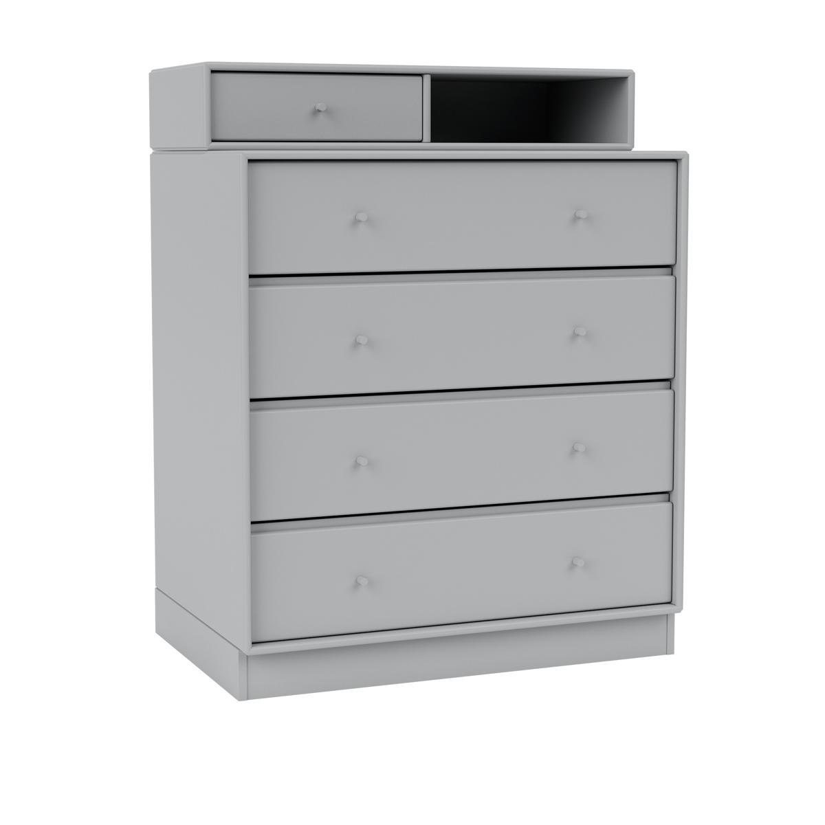 Montana - Keep Chest Of Drawers 02-Fjord 07 Plinth 7 cm - Byråer - Peter J. Lassen - Blå - Trä