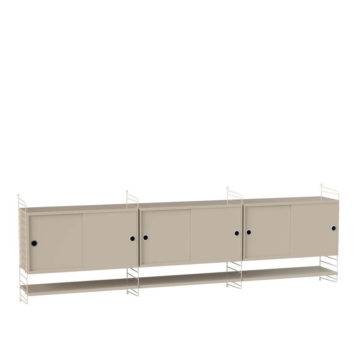 String - Vardagsrum Hyllsystem F Beige / Beige - Beige
