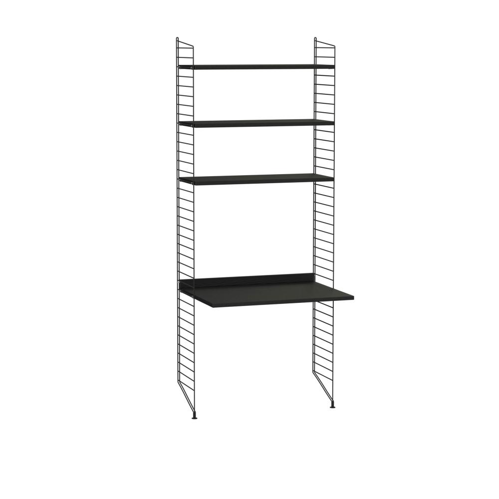 String - Kontor hyllsystem A svart/svart - Hyllor & Hyllsystem - Nils Strinning - Svart
