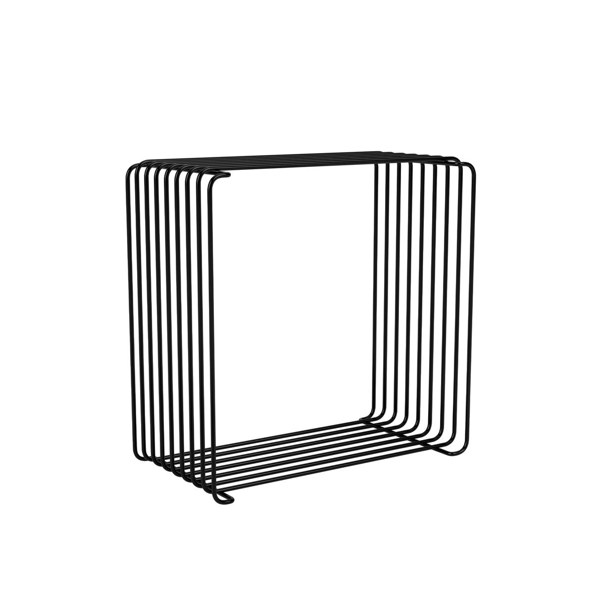 Montana - Panton Wire Single hylla, djup 18,8 cm - Black - Hyllor & Hyllsystem - Verner Panton - Grå - Metall