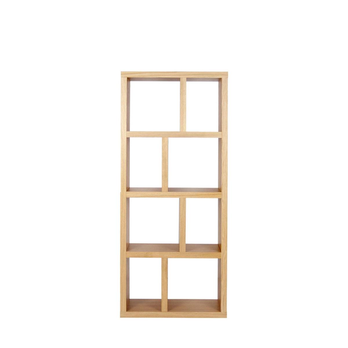 TEMAHOME Berlin Bokhylla 70 4L - Natur, ekfaner, 70x159 cm