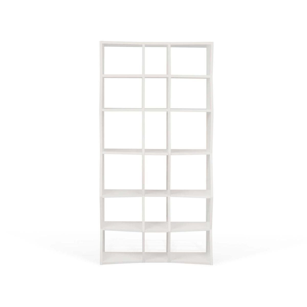 TEMAHOME Wave Bokhylla - Vit, 95x186x35 cm