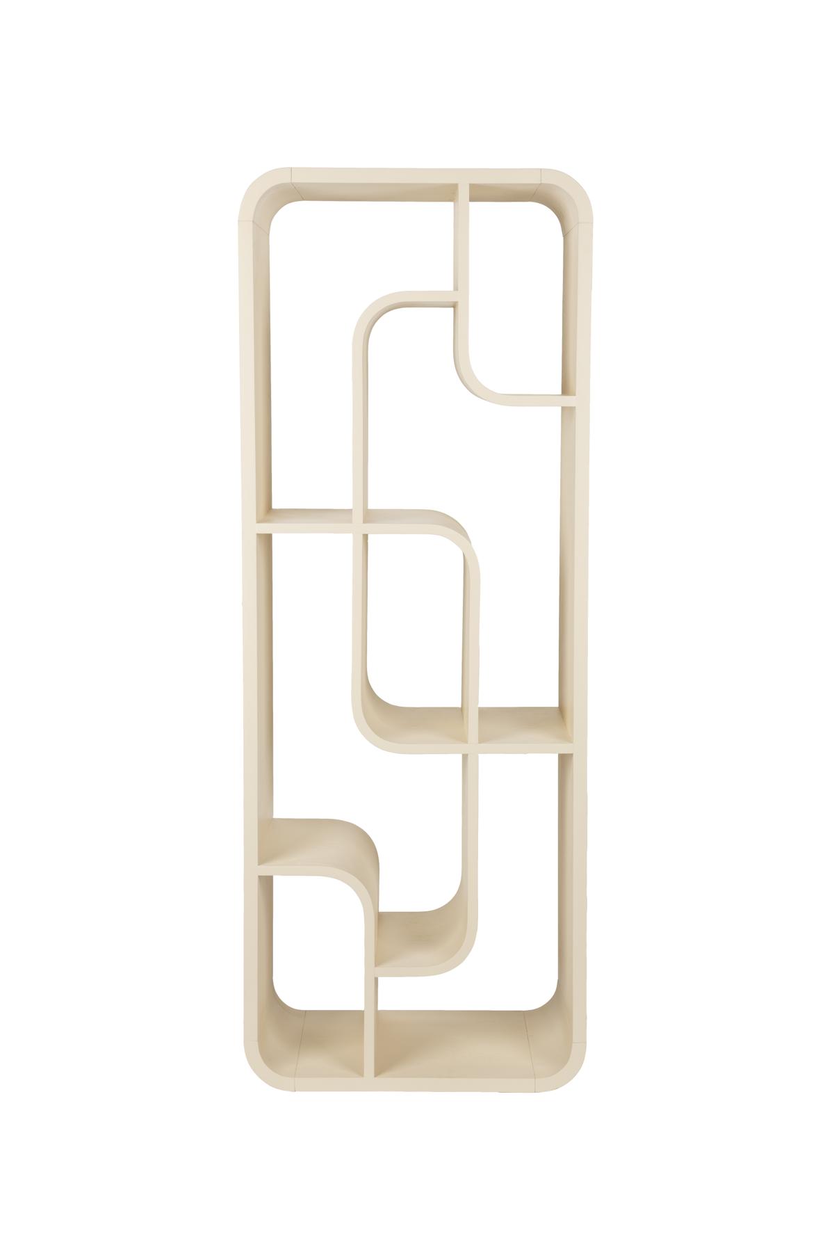 ZUIVER Seven bokhylla - beige ekfanér