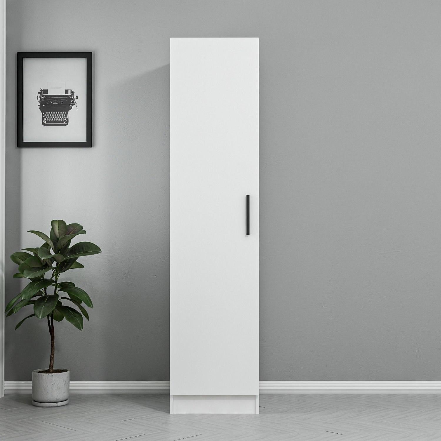 FUNZI LIVING Rafl? 210 - Vit garderob