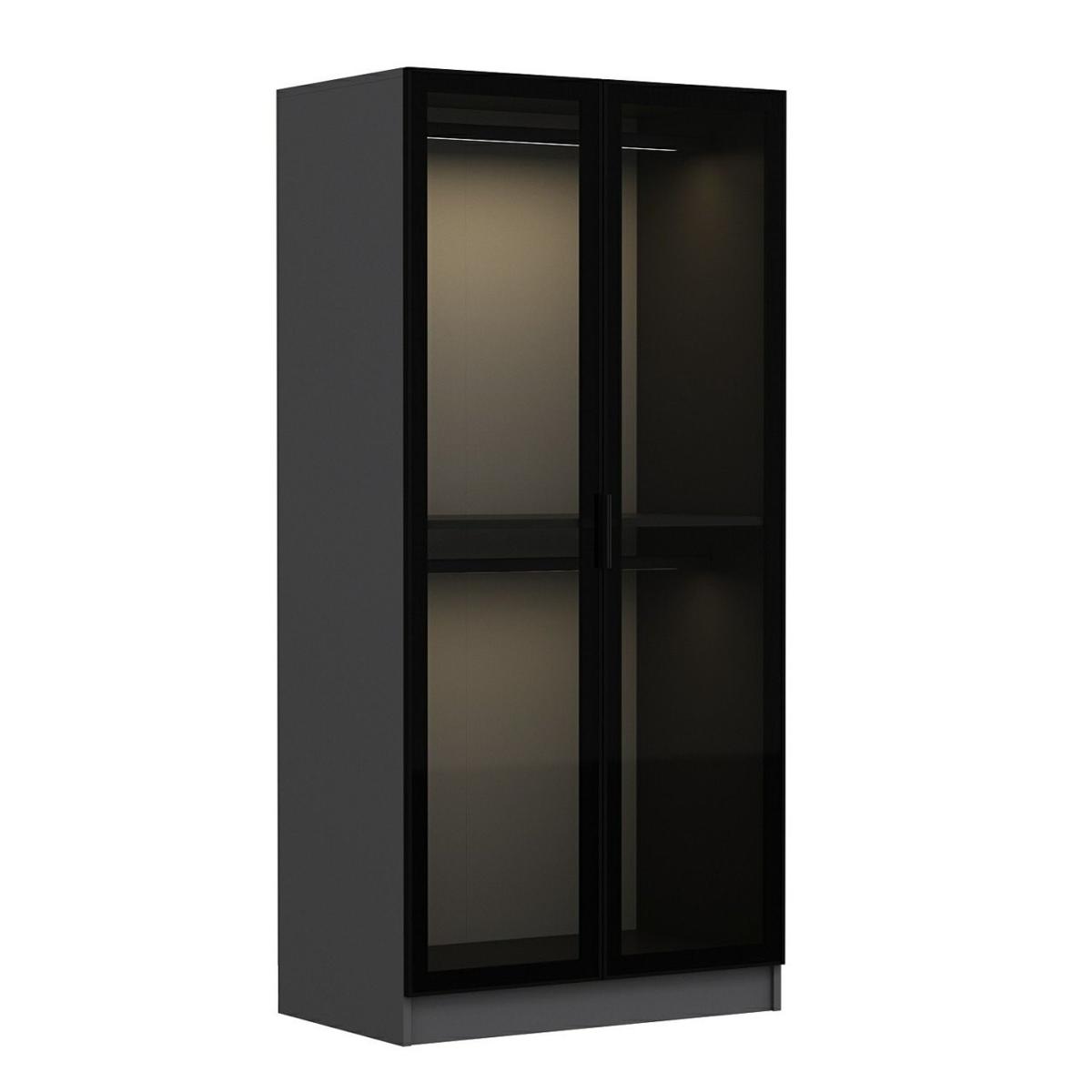 FUNZI LIVING Kalesglas antracit - 190 Garderob