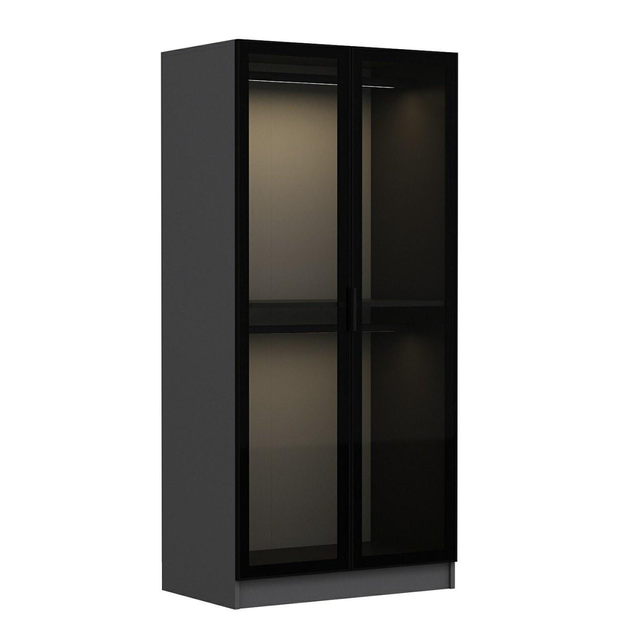 FUNZI LIVING Kalesglas antracit - 190 Garderob